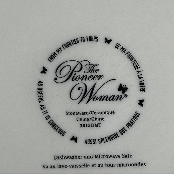 Pioneer Woman Stoneware Sweet Rose Pattern Replacement Salad Plate - Picture 4 of 5